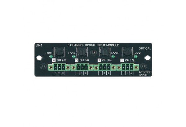 Thẻ đầu vào kỹ thuật số NetMax 8 kênh electro-voice DI-1